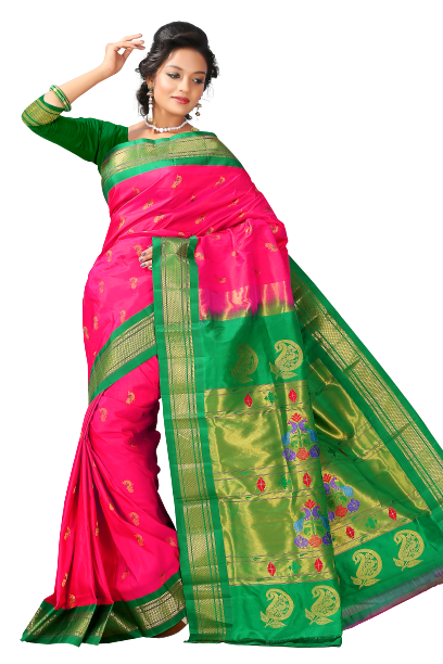 Handwoven silk sarees